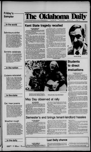 The Oklahoma Daily (Norman, Okla.), Vol. 66, No. 159, Ed. 1 Friday, May 2, 1980