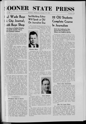 Sooner State Press (Norman, Okla.), Vol. 42, No. 64, Ed. 1 Saturday, January 27, 1951