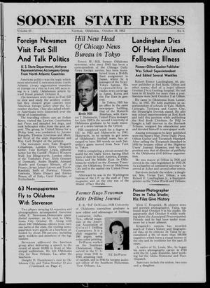 Sooner State Press (Norman, Okla.), Vol. 42, No. 143, Ed. 1 Saturday, October 18, 1952
