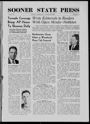 Sooner State Press (Norman, Okla.), Vol. 42, No. 239, Ed. 1 Saturday, November 27, 1954