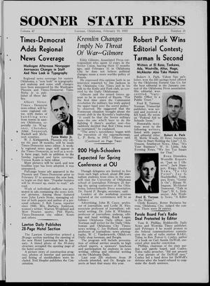 Sooner State Press (Norman, Okla.), Vol. 42, No. 249, Ed. 1 Saturday, February 19, 1955