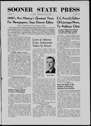 Sooner State Press (Norman, Okla.), Vol. 42, No. 256, Ed. 1 Saturday, April 9, 1955