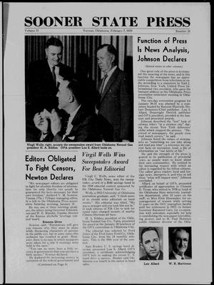 Sooner State Press (Norman, Okla.), Vol. 51, No. 20, Ed. 1 Saturday, February 7, 1959