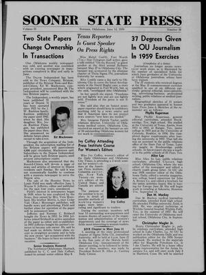 Sooner State Press (Norman, Okla.), Vol. 51, No. 38, Ed. 1 Saturday, June 13, 1959