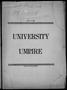 Primary view of University Umpire (Norman, Okla.), Vol. 2, No. 10, Ed. 1 Saturday, April 15, 1899