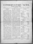Newspaper: Conservatory News (Norman, Okla.), Vol. 1, No. 3, Ed. 1 Tuesday, Marc…