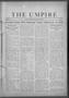 Newspaper: The Umpire (Norman, Okla.), Vol. 1, No. 5, Ed. 1 Tuesday, September 2…