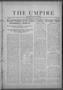 Newspaper: The Umpire (Norman, Okla.), Vol. 1, No. 17, Ed. 1 Tuesday, November 6…