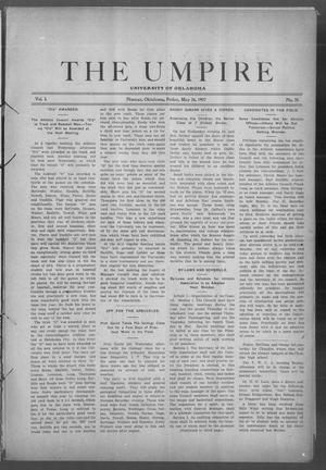 The Umpire (Norman, Okla.), Vol. 1, No. 70, Ed. 1 Friday, May 24, 1907