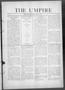 Newspaper: The Umpire (Norman, Okla.), Vol. 3, No. 33, Ed. 1 Friday, January 22,…