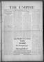 Newspaper: The Umpire (Norman, Okla.), Vol. 3, No. 69, Ed. 1 Friday, June 4, 1909