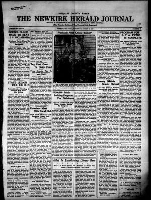 The Newkirk Herald Journal (Newkirk, Okla.), Vol. 36, No. 49, Ed. 1 Thursday, August 15, 1929