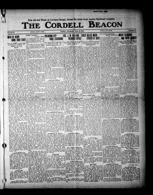 Primary view of object titled 'The Cordell Beacon (Cordell, Okla.), Vol. 18, No. 37, Ed. 1 Thursday, April 22, 1915'.