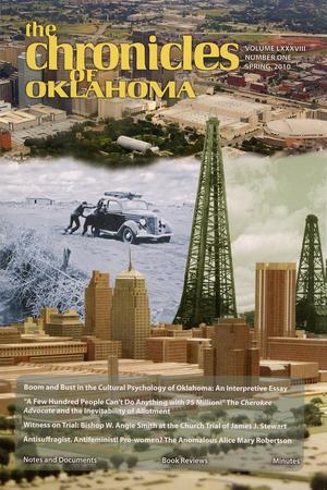 Primary view of object titled 'Chronicles of Oklahoma, Volume 88, Number 1, Spring 2010'.