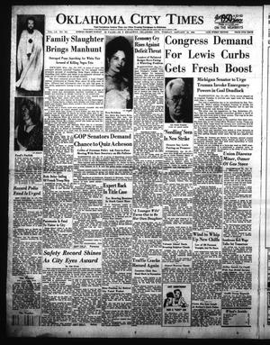 Oklahoma City Times (Oklahoma City, Okla.), Vol. 60, No. 291, Ed. 4 Tuesday, January 10, 1950
