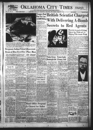 Oklahoma City Times (Oklahoma City, Okla.), Vol. 60, No. 312, Ed. 3 Friday, February 3, 1950