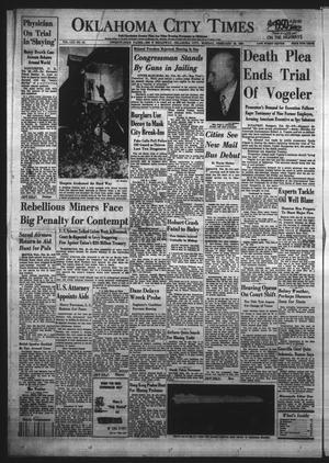 Oklahoma City Times (Oklahoma City, Okla.), Vol. 61, No. 13, Ed. 4 Monday, February 20, 1950