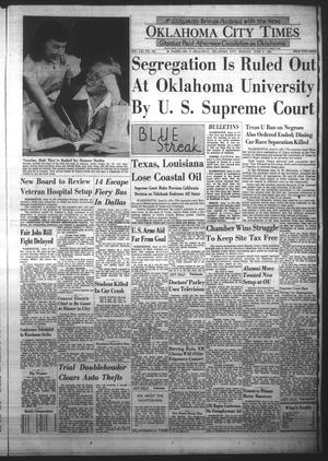 Oklahoma City Times (Oklahoma City, Okla.), Vol. 61, No. 103, Ed. 2 Monday, June 5, 1950