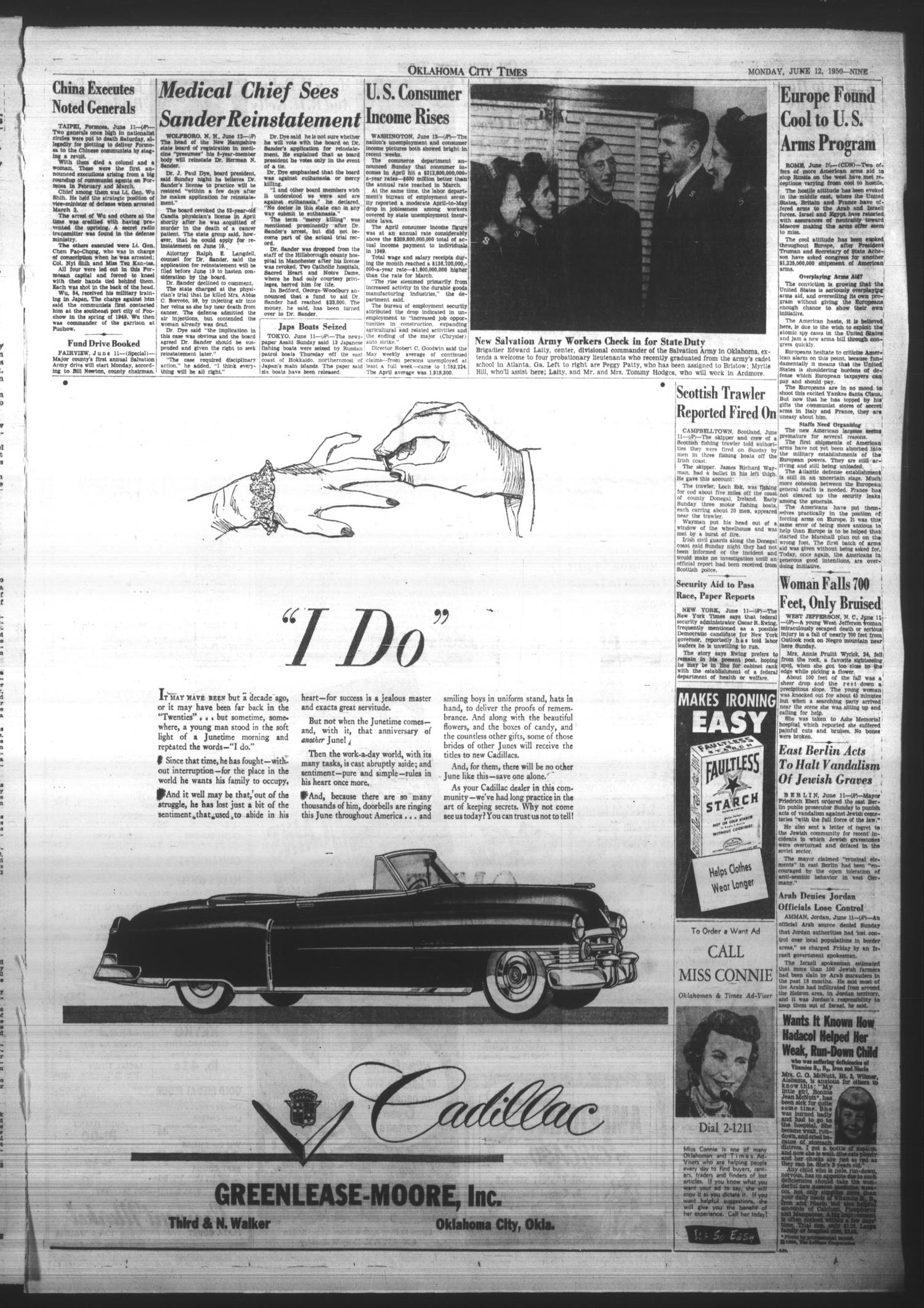 Oklahoma City Times (Oklahoma City, Okla.), Vol. 61, No. 109, Ed. 4 Monday, June 12, 1950
                                                
                                                    [Sequence #]: 3 of 5
                                                