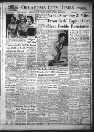 Oklahoma City Times (Oklahoma City, Okla.), Vol. 61, No. 218, Ed. 3 Tuesday, October 17, 1950