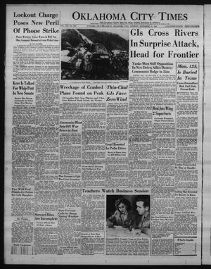 Oklahoma City Times (Oklahoma City, Okla.), Vol. 61, No. 242, Ed. 4 Tuesday, November 14, 1950