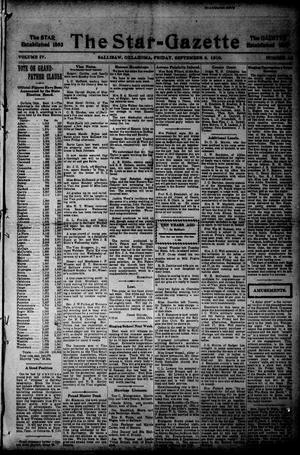 The Star=Gazette (Sallisaw, Okla.), Vol. 4, No. 44, Ed. 1 Friday, September 9, 1910