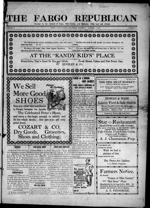 Primary view of object titled 'The Fargo Republican (Fargo, Okla.), Vol. 2, No. 19, Ed. 1 Thursday, October 5, 1911'.