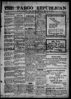 The Fargo Republican (Fargo, Okla.), Vol. 3, No. 10, Ed. 1 Thursday, August 1, 1912