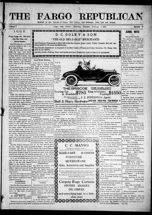 The Fargo Republican (Fargo, Okla.), Vol. 5, No. 37, Ed. 1 Thursday, February 4, 1915