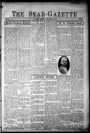 The Star-Gazette (Sallisaw, Okla.), Vol. 22, No. 18, Ed. 1 Friday, February 19, 1915