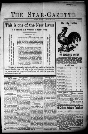 The Star-Gazette (Sallisaw, Okla.), Vol. 22, No. 25, Ed. 1 Friday, April 9, 1915
