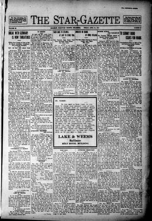 The Star-Gazette (Sallisaw, Okla.), Vol. 23, No. 27, Ed. 1 Friday, April 21, 1916