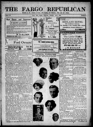 The Fargo Republican (Fargo, Okla.), Vol. 7, No. 2, Ed. 1 Thursday, June 1, 1916