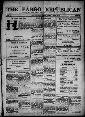 The Fargo Republican (Fargo, Okla.), Vol. 7, No. 35, Ed. 1 Thursday, January 18, 1917