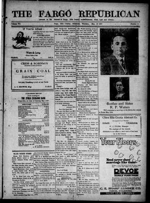 The Fargo Republican (Fargo, Okla.), Vol. 7, No. 51, Ed. 1 Thursday, May 10, 1917
