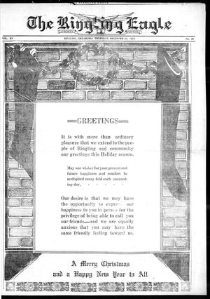 The Ringling Eagle (Ringling, Okla.), Vol. 15, No. 27, Ed. 1 Thursday, December 25, 1924