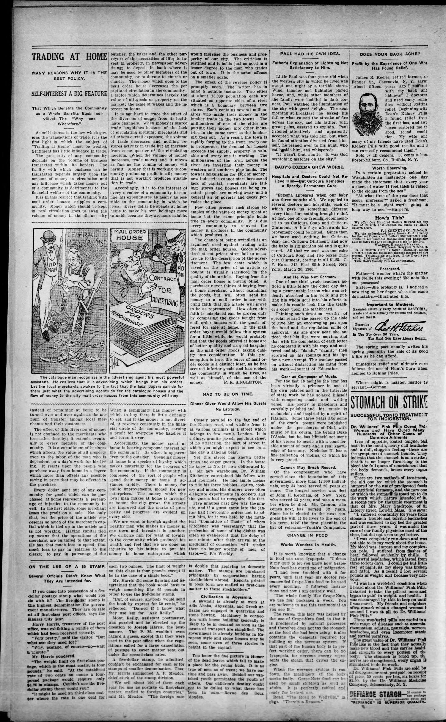 The Harrison Gazette. The Gotebo Gazette. (Gotebo, Okla.), Vol. 6, No. 40, Ed. 1 Friday, May 17, 1907
                                                
                                                    [Sequence #]: 4 of 8
                                                