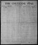 Thumbnail image of item number 1 in: 'The Cheyenne Star and Roger Mills Sentinel (Cheyenne, Okla.), Vol. 19, No. 6, Ed. 1 Thursday, September 4, 1919'.
