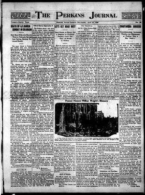 The Perkins Journal (Perkins, Oklahoma), Vol. 29, No. 38, Ed. 1 Friday, August 27, 1920