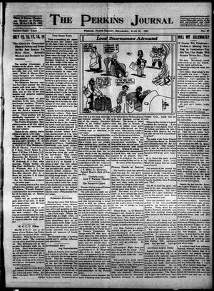 The Perkins Journal (Perkins, Oklahoma), Vol. 30, No. 27, Ed. 1 Friday, June 10, 1921