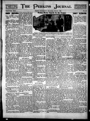 The Perkins Journal (Perkins, Oklahoma), Vol. 30, No. 28, Ed. 1 Friday, June 17, 1921