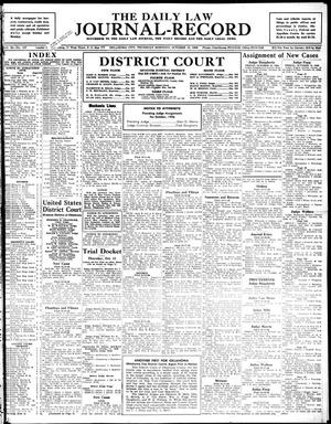 The Daily Law Journal-Record (Oklahoma City, Oklahoma), Vol. 33, No. 127, Ed. 1 Thursday, October 18, 1956