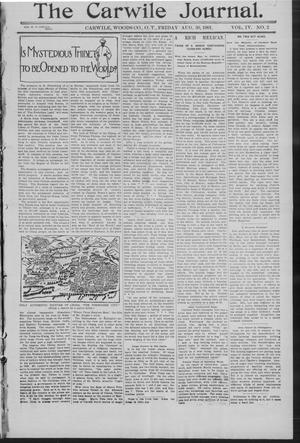 The Carwile Journal. (Carwile, Okla. Terr.), Vol. 4, No. 2, Ed. 1 Friday, August 30, 1901