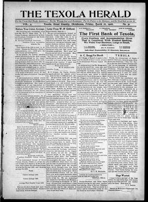 The Texola Herald (Texola, Okla.), Vol. 4, No. 51, Ed. 1 Friday, March 16, 1906