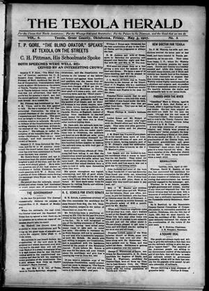 The Texola Herald (Texola, Okla.), Vol. 6, No. 6, Ed. 1 Friday, May 3, 1907
