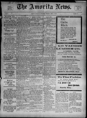 The Amorita News. (Amorita, Okla.), Vol. 1, No. 51, Ed. 1 Thursday, April 15, 1909