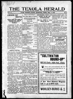 The Texola Herald (Texola, Okla.), Vol. 8, No. 5, Ed. 1 Friday, May 7, 1909