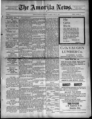 The Amorita News. (Amorita, Okla.), Vol. 2, No. 60, Ed. 1 Thursday, June 17, 1909