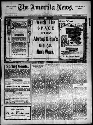 The Amorita News. (Amorita, Okla.), Vol. 2, No. 94, Ed. 1 Friday, February 11, 1910