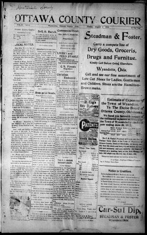 Ottawa County Courier (Wyandotte, Okla.), Vol. 4, No. 51, Ed. 1 Friday, August 4, 1911
